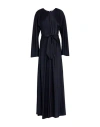 Forte Forte Forte_forte Woman Maxi Dress Midnight Blue Size 3 Silk, Elastane In Blue
