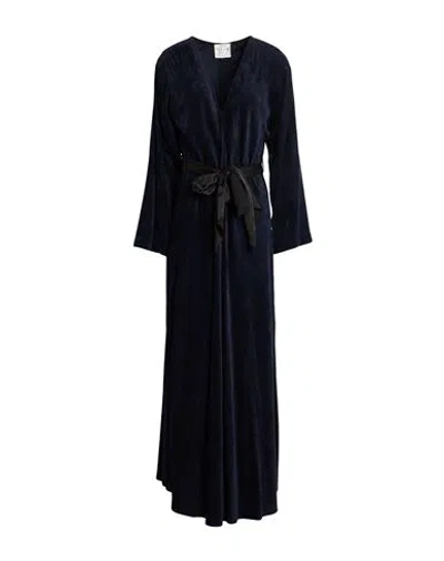 Forte Forte Forte_forte Woman Maxi Dress Midnight Blue Size 3 Viscose, Polyester