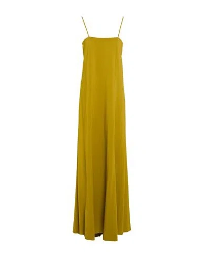 Forte Forte Forte_forte Woman Maxi Dress Mustard Size 3 Viscose, Elastane In Animal Print