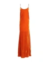 Forte Forte Forte_forte Woman Maxi Dress Orange Size 0 Viscose, Polyamide