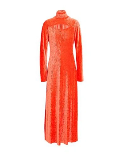 Forte Forte Forte_forte Woman Maxi Dress Orange Size 2 Polyester, Elastane