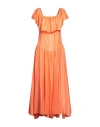 Forte Forte Forte_forte Woman Maxi Dress Orange Size 3 Silk