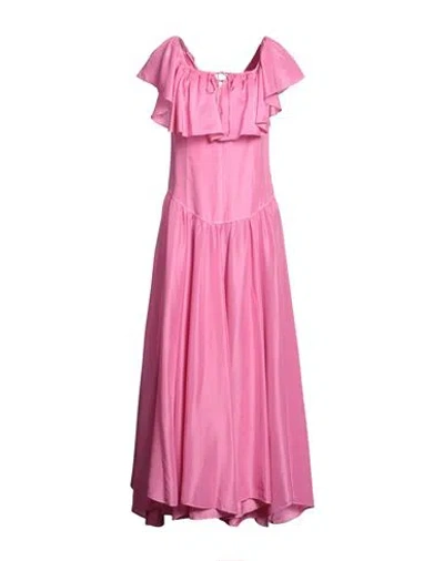 Forte Forte Forte_forte Woman Maxi Dress Pink Size 1 Silk