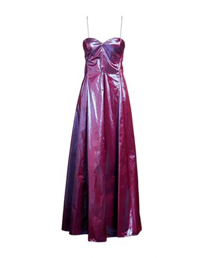 Forte Forte Forte_forte Woman Maxi Dress Purple Size 2 Polyester, Metallic Fiber