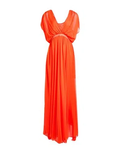 Forte Forte Forte_forte Woman Maxi Dress Red Size 1 Silk In Multi