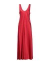 Forte Forte Forte_forte Woman Maxi Dress Red Size 2 Silk, Elastane