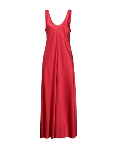 Forte Forte Forte_forte Woman Maxi Dress Red Size 2 Silk, Elastane