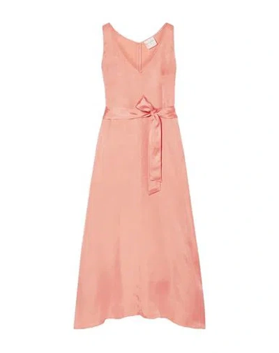 Forte Forte Forte_forte Woman Maxi Dress Salmon Pink Size 3 Cupro