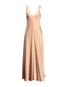 Forte Forte Forte_forte Woman Maxi Dress Sand Size 2 Silk, Elastane