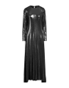 Forte Forte Forte_forte Woman Maxi Dress Silver Size 2 Polyester, Elastane In Black