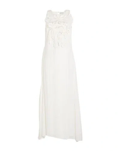 Forte Forte Forte_forte Woman Maxi Dress White Size 2 Cotton, Viscose