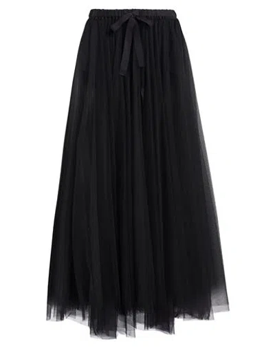 Forte Forte Forte_forte Woman Maxi Skirt Black Size 2 Polyamide, Cupro