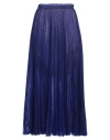 Forte Forte Forte_forte Woman Maxi Skirt Blue Size 0 Polyester, Metallic Polyester In Blue