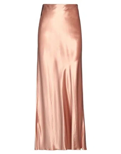 Forte Forte Forte_forte Woman Maxi Skirt Blush Size 0 Acetate, Viscose In Gold