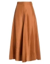 Forte Forte Forte_forte Woman Maxi Skirt Brown Size 3 Silk In Brown