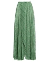 Forte Forte Forte_forte Woman Maxi Skirt Emerald Green Size 1 Polyester, Polyamide, Metallic Polyester