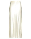 Forte Forte Forte_forte Woman Maxi Skirt Ivory Size 1 Acetate, Viscose In Neutral