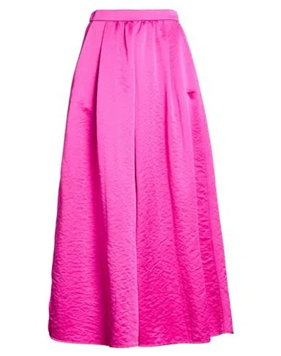 Forte Forte Forte_forte Woman Maxi Skirt Magenta Size 2 Polyester In Pink