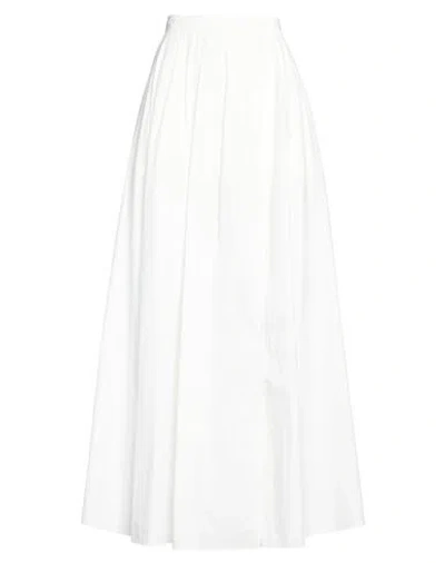 Forte Forte Forte_forte Woman Maxi Skirt White Size 1 Cotton