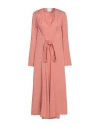 Forte Forte Forte_forte Woman Midi Dress Antique Rose Size 1 Acetate, Silk In Pink