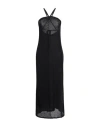 Forte Forte Forte_forte Woman Midi Dress Black Size 2 Viscose, Polyamide