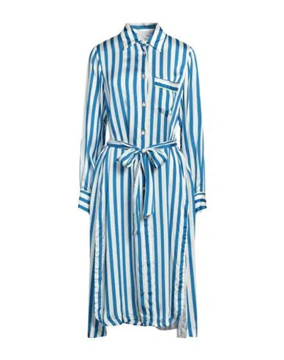 Forte Forte Forte_forte Woman Midi Dress Blue Size 0 Viscose, Cupro