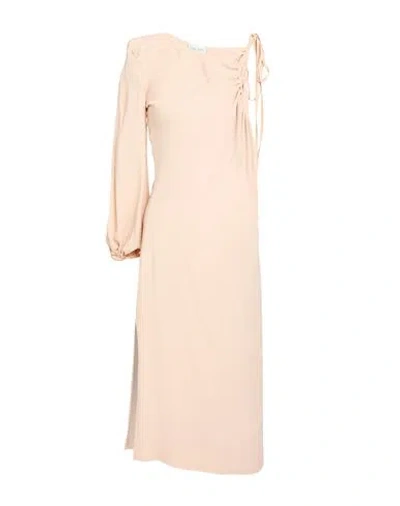 Forte Forte Forte_forte Woman Midi Dress Blush Size 1 Acetate, Silk In Pink