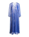 Forte Forte Forte_forte Woman Midi Dress Bright Blue Size 2 Polyamide