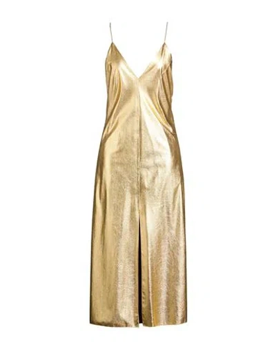 Forte Forte Forte_forte Woman Midi Dress Gold Size 3 Polyester