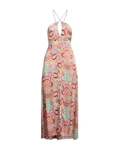 Forte Forte Forte_forte Woman Midi Dress Ivory Size 2 Silk, Viscose In White