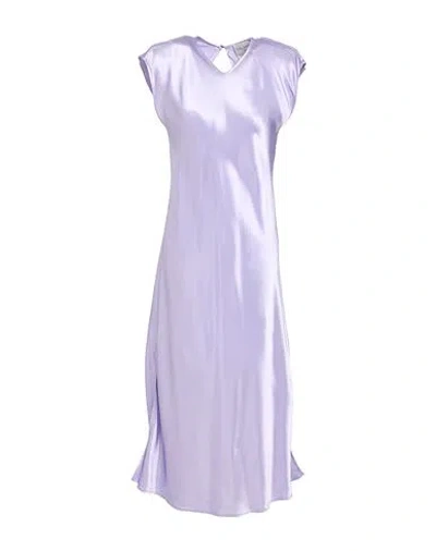 Forte Forte Forte_forte Woman Midi Dress Lilac Size 3 Viscose In Purple