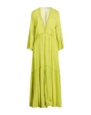Forte Forte Forte_forte Woman Midi Dress Lime Green Size 2 Cupro