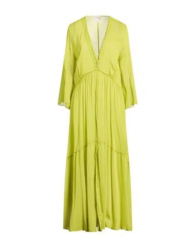 Forte Forte Forte_forte Woman Midi Dress Lime Green Size 2 Cupro
