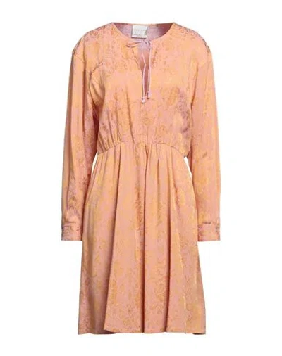 Forte Forte Forte_forte Woman Midi Dress Marigold Size 2 Acetate, Viscose In Brown