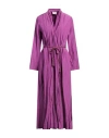 Forte Forte Forte_forte Woman Midi Dress Mauve Size 2 Polyester, Cotton In Purple