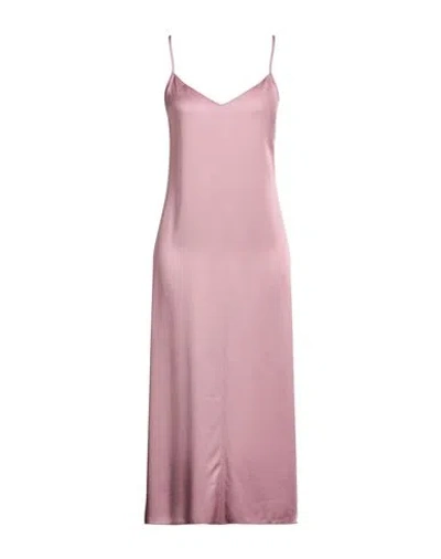 Forte Forte Forte_forte Woman Midi Dress Mauve Size 3 Acetate, Viscose In Pink