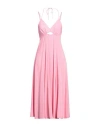 Forte Forte Forte_forte Woman Midi Dress Pink Size 2 Viscose, Silk In Pink