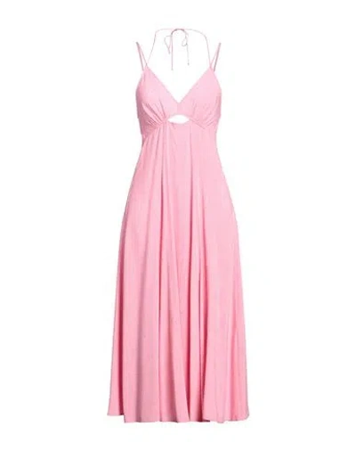 Forte Forte Forte_forte Woman Midi Dress Pink Size 2 Viscose, Silk