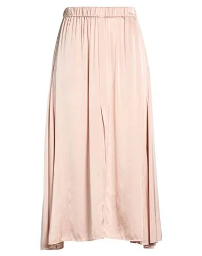 Forte Forte Forte_forte Woman Midi Skirt Blush Size 2 Silk, Elastane In Pink