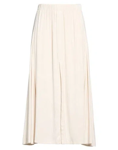 Forte Forte Forte_forte Woman Midi Skirt Cream Size 1 Viscose In White