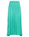 Forte Forte Forte_forte Woman Midi Skirt Emerald Green Size 3 Silk, Elastane In Green