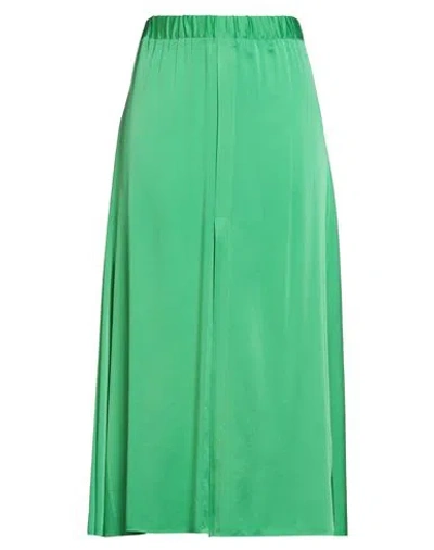 Forte Forte Forte_forte Woman Midi Skirt Green Size 3 Silk, Elastane