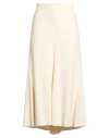 Forte Forte Forte_forte Woman Midi Skirt Ivory Size 1 Viscose, Elastane In White