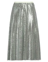 Forte Forte Forte_forte Woman Midi Skirt Light Green Size 1 Polyamide, Elastane, Metallic Fiber, Cupro In Green
