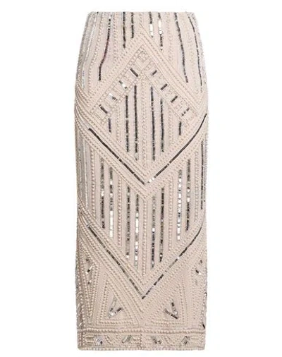 Forte Forte Forte_forte Woman Midi Skirt Light Grey Size 1 Polyester
