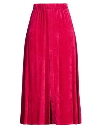 Forte Forte Forte_forte Woman Midi Skirt Magenta Size 2 Viscose In Red