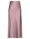 Forte Forte Forte_forte Woman Midi Skirt Mauve Size 2 Acetate, Viscose In Purple