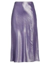 Forte Forte Forte_forte Woman Midi Skirt Purple Size 2 Cotton, Viscose, Metallic Polyester, Acetate, Cupro