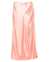 Forte Forte Forte_forte Woman Midi Skirt Salmon Pink Size 2 Viscose In Pink