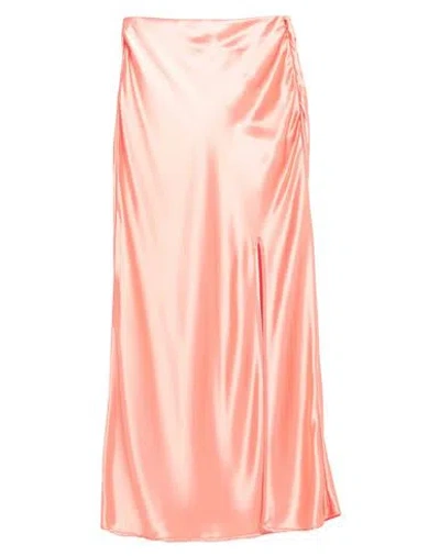 Forte Forte Forte_forte Woman Midi Skirt Salmon Pink Size 2 Viscose